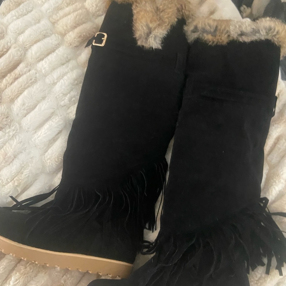 Knee-high on over the knee boots